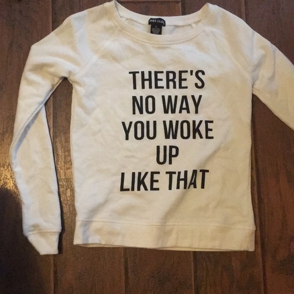 Wet Seal Tops - Graphic Sweatshirt